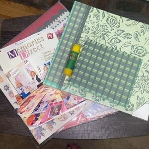 Memories Direct Scrapbook set lot as seen on tv new